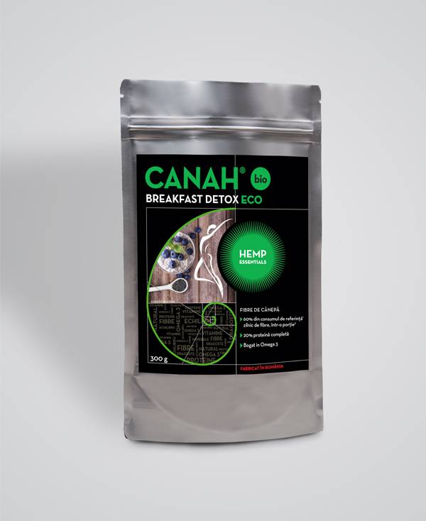 Breakfast detox - fibre de canepa eco-bio 300g canah