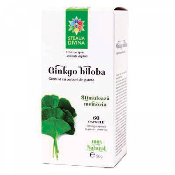 Ginkgo biloba 60cps, steaua divina