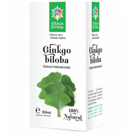 TINCTURA GINGKO BILOBA 50ml, Steaua Divina