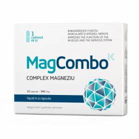 MagCombo Complex Magneziu 940mg 20 capsule, Visislim