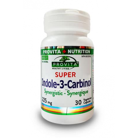 INDOLE 3 CARBINOL SINERGISTIC FORTE PUTERNIC ANTICANCERIGEN, Organika Provita