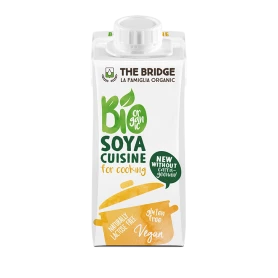 Smantana vegetala din soia bio 200ml, THE BRIDGE