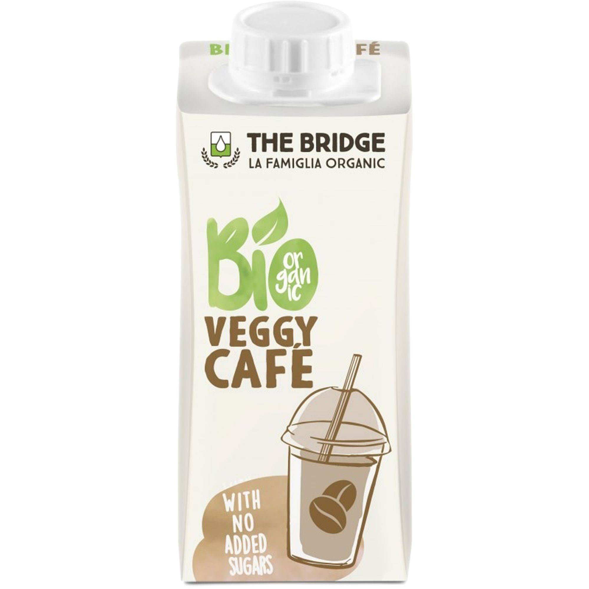 Lapte de orez cu migdale si cafea veggy cafe eco-bio 200ml, the bridge