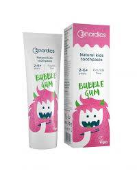 Pasta De Dinti Pentru Copii Bubble Gum Naturala 50ml, Nordics Oral Care