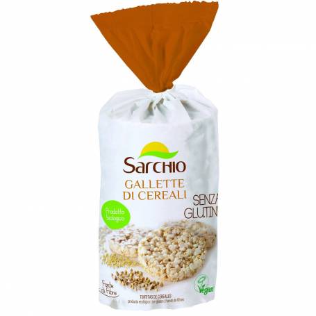 Rondele din cereale fara gluten BIO 14buc, Sarchio