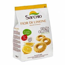 Biscuiti fara gluten cu lamaie bio 200g, Sarchio