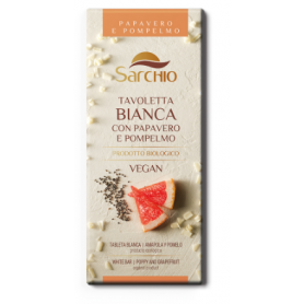 Ciocolata vegana fara gluten cu seminte mac si grapefruit eco-bio 80g, Sarchio