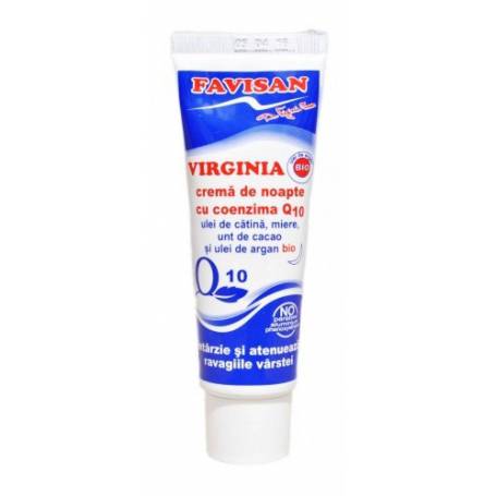 CREMA DE NOAPTE CU COENZIMA Q10 VIRGINIA  50ml, Favisan