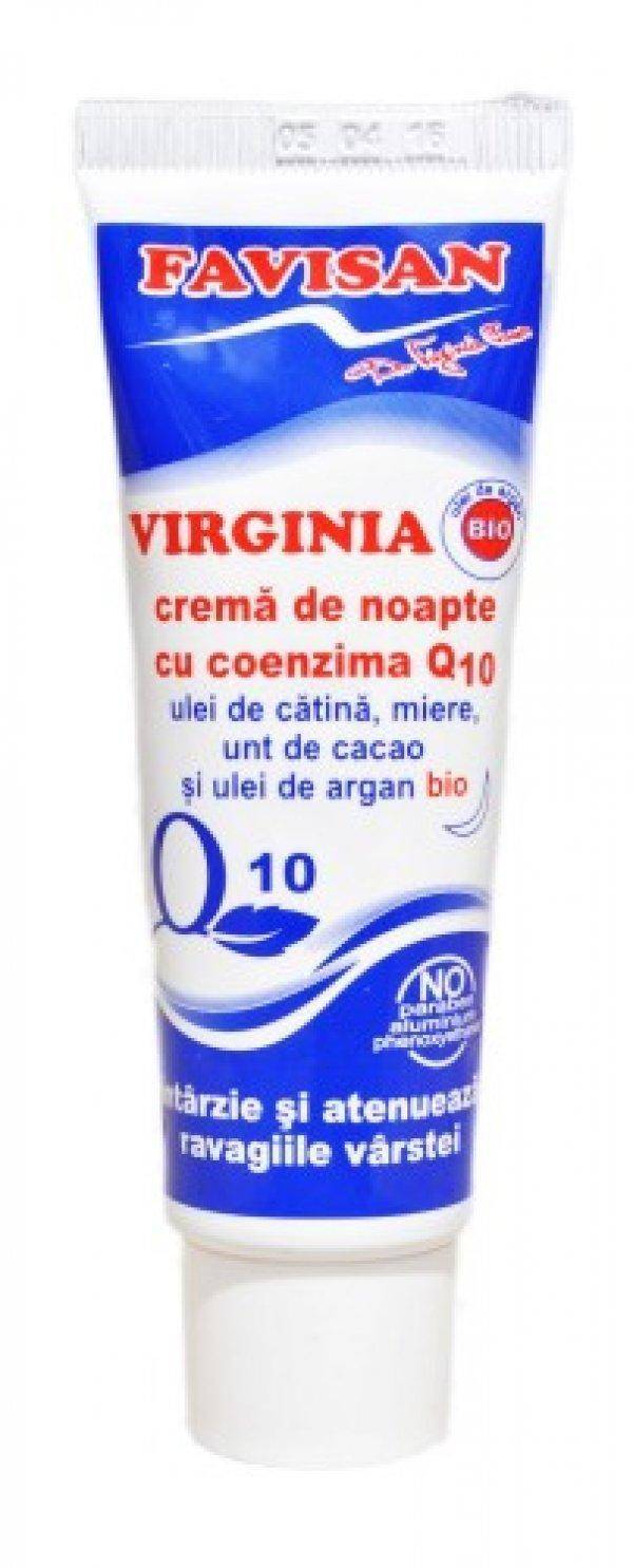 Crema De Noapte Cu Coenzima Q10 Virginia 50ml, Favisan