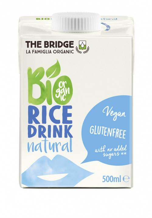 Lapte vegetal de orez eco-bio 500ml, the bridge