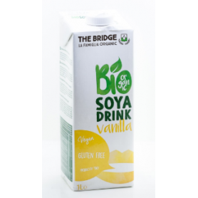 Lapte de soia cu vanilie eco-bio 1l, The Bridge