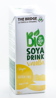 Lapte de soia cu vanilie eco-bio 1l, The Bridge