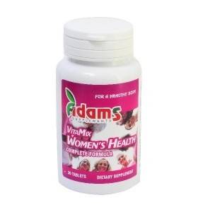 Complex vitamix multivitamine si minerale femei 30tb, adams