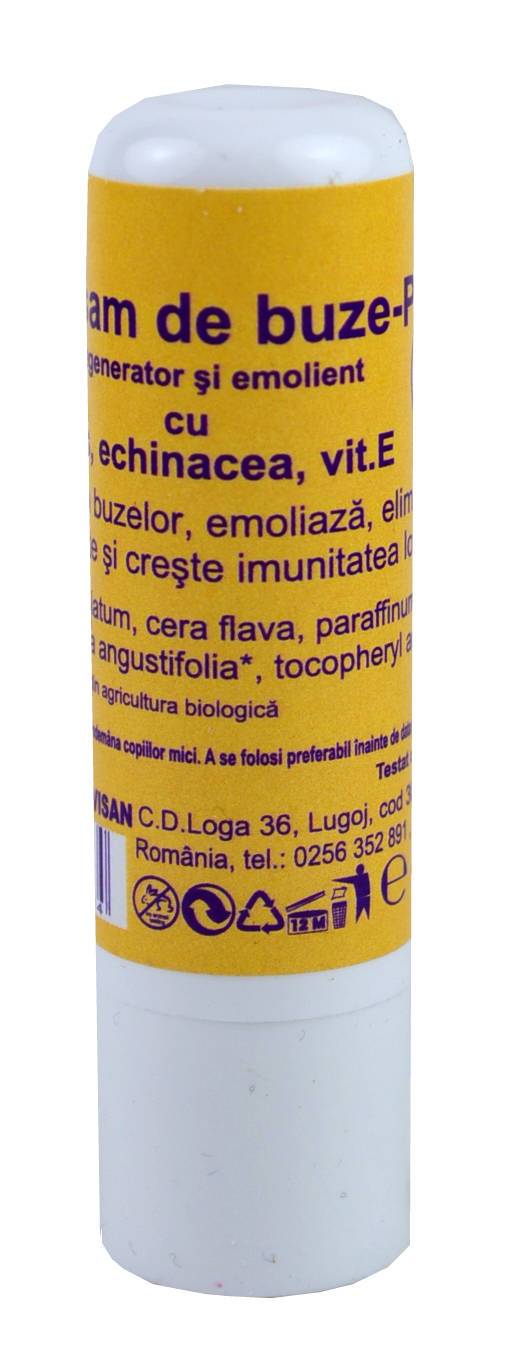 Balsam de buze cu propolis echinacea si vitamina e virginia 5ml, favisan