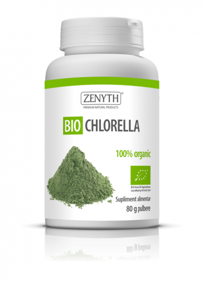 Bio chlorella pulbere 80g zenyth