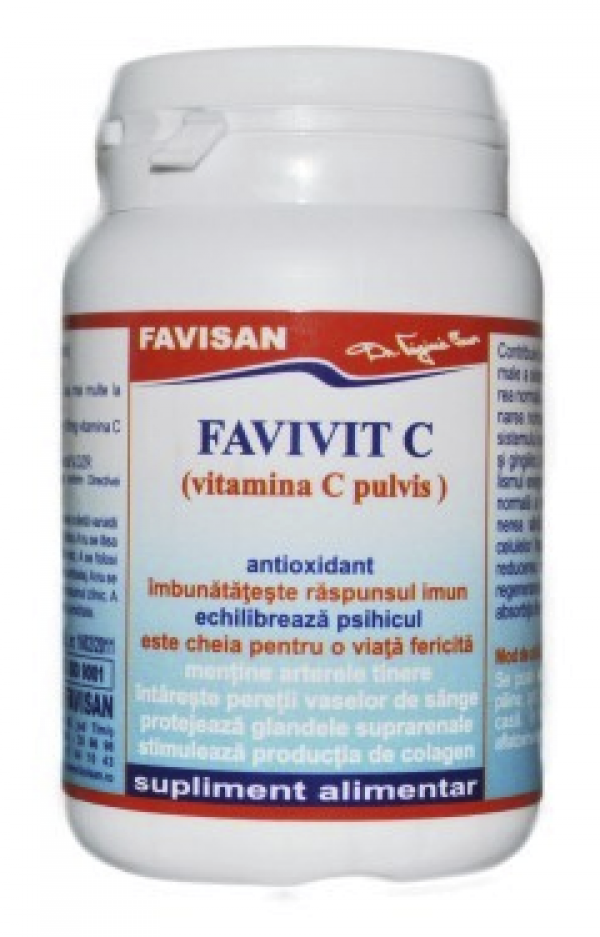 Favivit C Vitamina C Pulvis 80g, Favisan