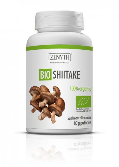 Zenyth Pharmaceuticals Bio shiitake pulbere 80g - zenyth