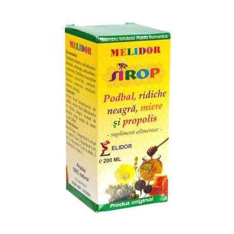 SIROP PODBAL + RIDICHIE NEAGRA + PROPOLIS + MIERE 200ml, Pontica Elidor