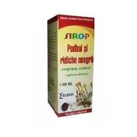SIROP PODBAL + RIDICHIE NEAGRA 200ml,  Pontica Elidor