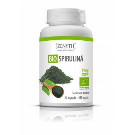 Bio Spirulina 450mg 60cps - Zenyth