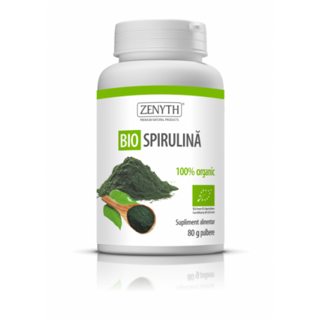 Bio Spirulina pulbere 80g - Zenyth