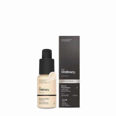 Fond de ten cu acoperire medie nuanta 1.0 NS very fair SPF 15 Ordinary 30ml, Deciem