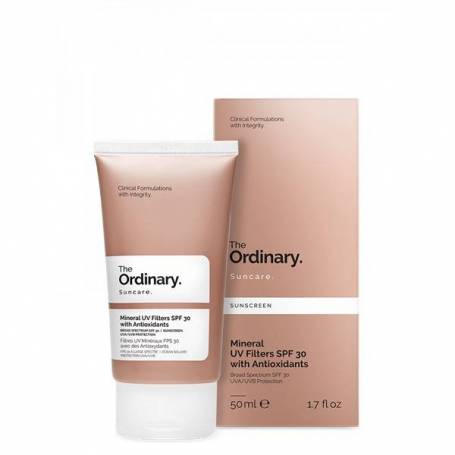 Crema cu protectie solara filtre minerale SPF 30 cu antioxidanti The Ordinary 50ml, Deciem