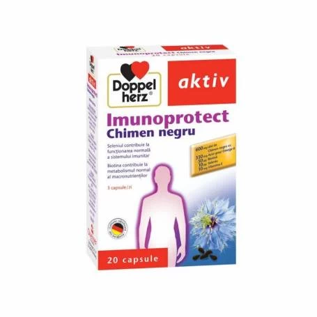 DOPPEL AKTIV IMUNOPROTECT CHIMEN NEGRU 20cps, Doppelherz