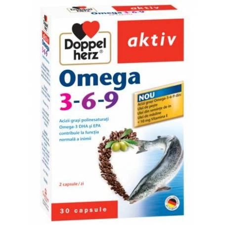OMEGA 3 6 9 DOPPEL AKTIV 30cps, Doppelherz
