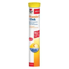 DOPPEL AKTIV VITAMINA C + ZN 15cpr efervescente, DOPPELHERZ