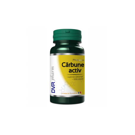 Carbune medicinal activ 60cps - DVR Pharm