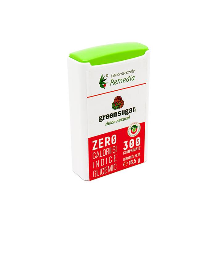 Green sugar indulcitor natural 300cpr, remedia