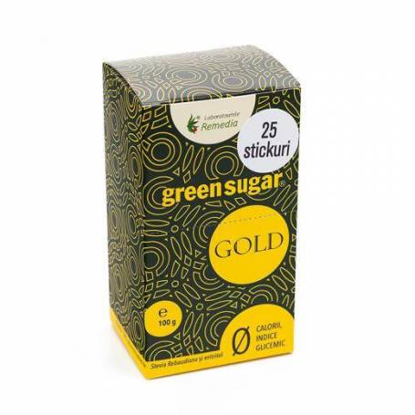 GREEN SUGAR GOLD 25 STICKURI, REMEDIA