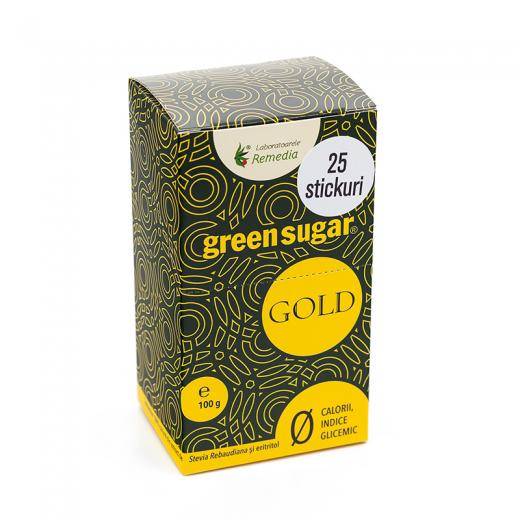 Green sugar gold 25 stickuri, remedia