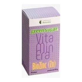 GREEN SUGAR VITAMINERA BIOZINC 10 STICKURI, Remedia