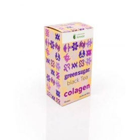 Smoothie cu Green Sugar, Colagen + Ceai negru 10 stickuri, Remedia