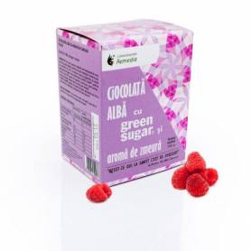 CIOCOLATA CALDA ALBA GREEN SUGAR SI ZMEURA 10PL, REMEDIA