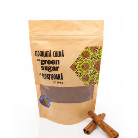 CIOCOLATA CALDA GREEN SUGAR CU SCORTISOARA 250g, Remedia