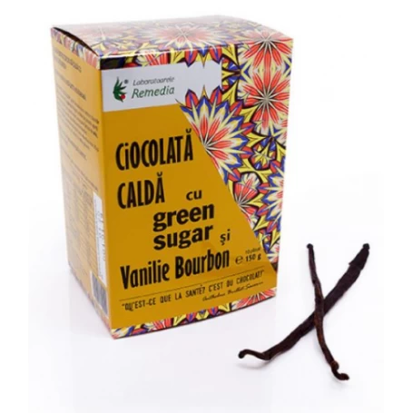CIOCOLATA CALDA CU GREEN SUGAR SI VANILE  BOURBON 10pl, REMEDIA