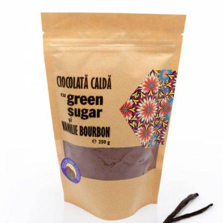 Ciocolata calda Vanilie Bourbon si Green Sugar 250g, Remedia