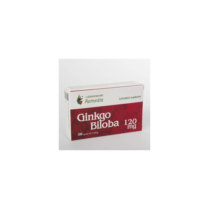 GINKGO BILOBA 120mg 30cps, Remedia