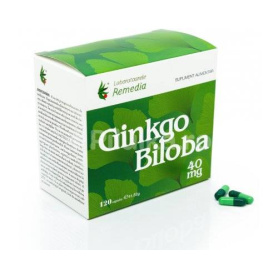 GINKGO BILOBA 40mg, Remedia - 120 capsule