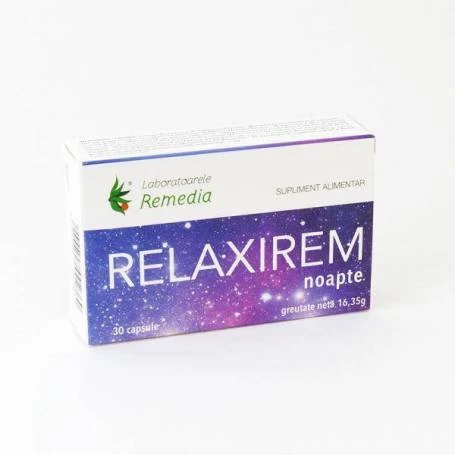 RELAXIREM NOAPTE 30cps, Remedia
