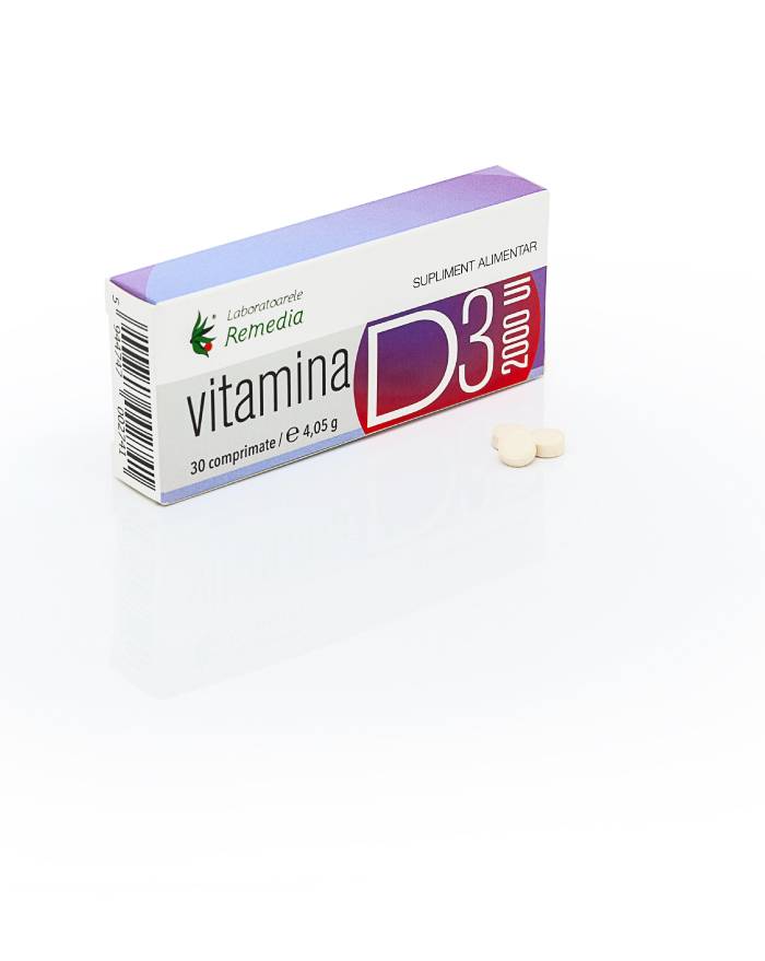 Vitamina d3 2000ui 30cpr, remedia