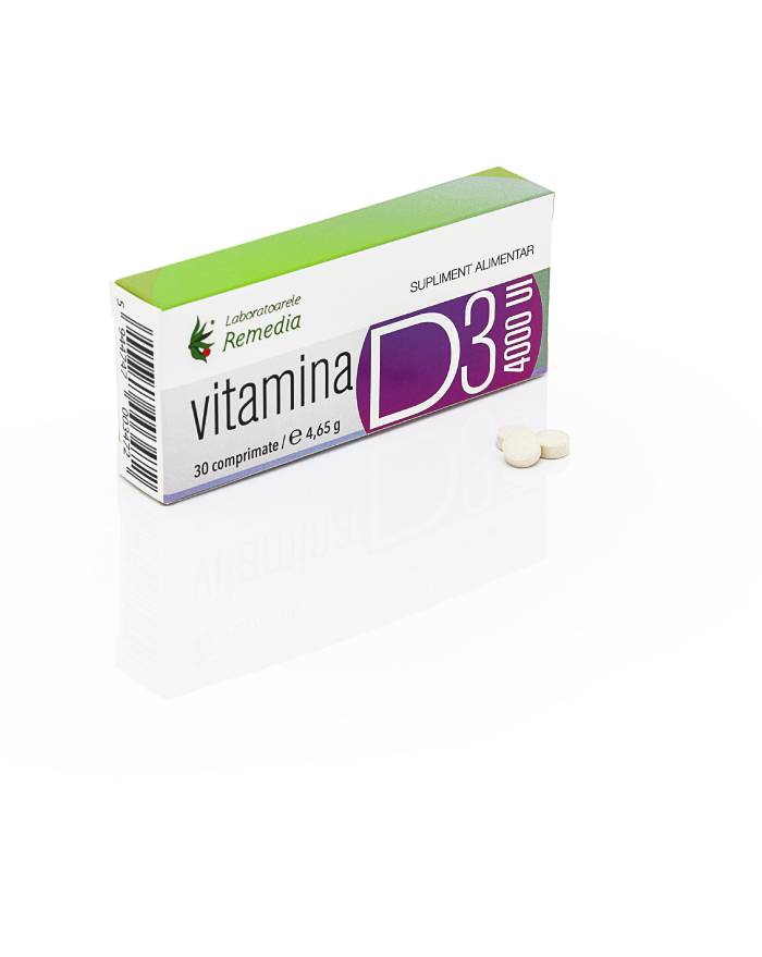 Vitamina d3 4000ui 30cpr, remedia