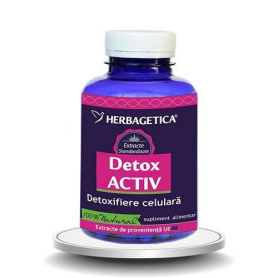 DETOX ACTIV, 120cps Herbagetica