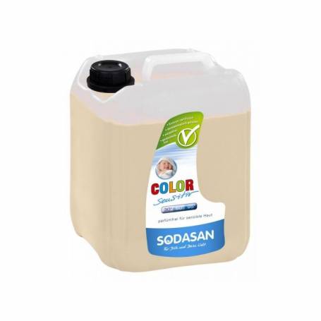 Detergent bio lichid rufe albe si color sensitiv hipoalergen 5l SODASAN