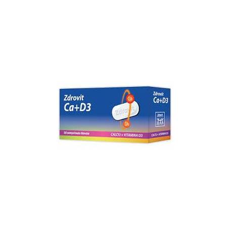 CALCIU + VITAMINA D3 50cpr, Zdrovit