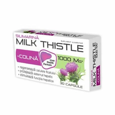MILK THISTLE + COLINA 30cps, Zdrovit