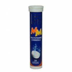 MULTIVITAMINE + MINERALE 20cpr EFERVESCENTE, ZDROVIT
